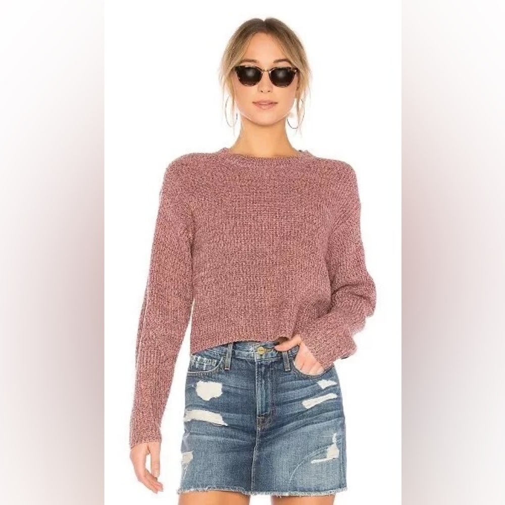 💕 Rag & Bone Jubilee Metallic Merino Wool Crop Sweater (L)